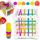 Klocki Kształty Sensoryczne Zabawa Zręcznościowa