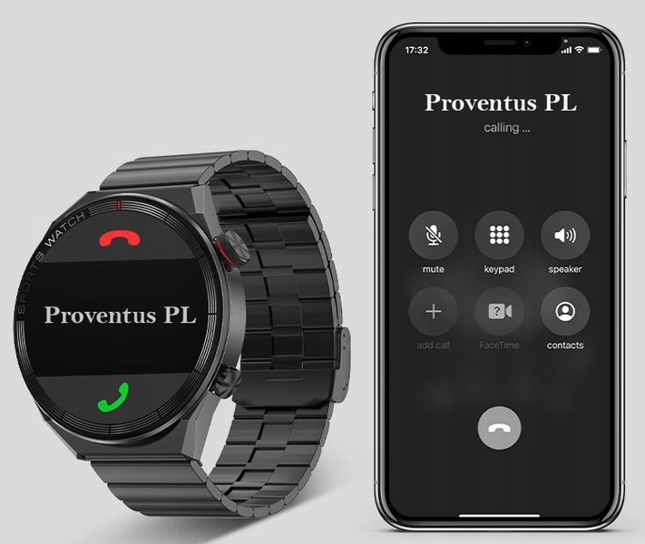 Smartwatch niktrade 17121885 czarny zdjęcie 3