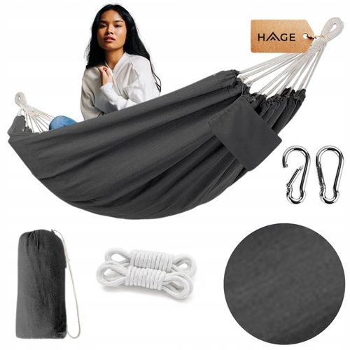 HAMAK OGRODOWY TURYSTYCZNY BOHO MOCNY DWUOSOBOWY 150x275cm 240kg + TORBA na Arena.pl
