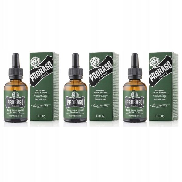 Proraso olejek do brody REFRESHING 30 ml zdjęcie 11