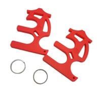 bezdotykowy otwieracz drzwi 2 sztuki jaskrawy róż