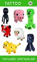 Tatuaże zmywalne Minecraft