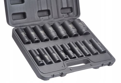 NASADKI UDAROWE ZESTAW NASADEK UDAROWYCH 1/2 DŁUGIE 16EL 10-32MM na Arena.pl