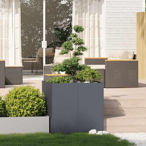 Doniczka Antracyt 80x80x80 cm Stal na Arena.pl
