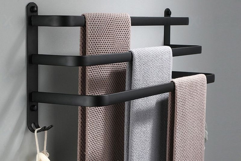 Wieszak Athos 30 cm czarny loft zdjęcie 6