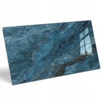 PŁYTKI ŁAZIENKOWE GRES NIEBIESKI MARMUR KAMIEŃ DIMOS AQUA 60x120 POŁYSK
