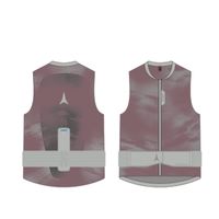Kamizelka ochronna narciarska Atomic Live Shield Amid Lite Vest Junior Graphic Concrete 2027 S