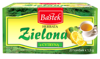 BASTEK HERBATA EXPRESOWA 20TB ZIELONA Z CYTRYNĄ 30G