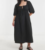 Sukienka midi Simply Be w kolorze czarnym, 100% bawełny R54