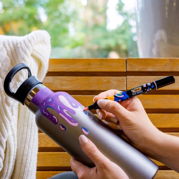 PINT MARKER OLEJOWY WATER-BASED BLACK BIC zdjęcie 2