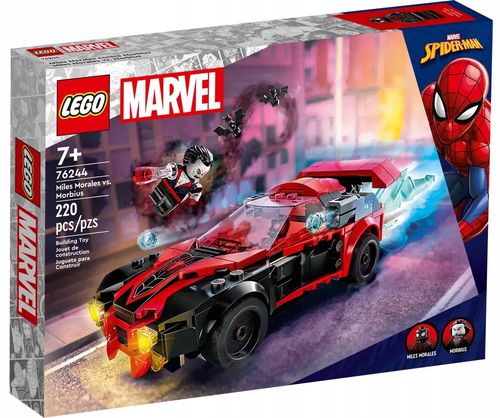 76244 - lego super heroes - miles morales kontra morbius na Arena.pl