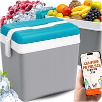 LODÓWKA TURYSTYCZNA 35L na WKŁADY MROŻĄCE do auta KAMPERA łodzi