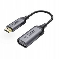 Tech-Protect UltraBoost Adapter HDMI do VGA Full HD 60Hz Czarny