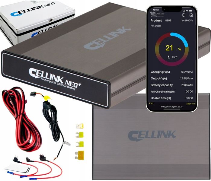 Powerbank do KAMER SAMOCHODOWYCH Cellink NEO8+S zdjęcie 1