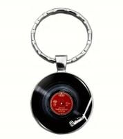 Breloczek Czarna Płyta Winylowa Muzyka Kultura Gramofon Klasyk Winyle Retro