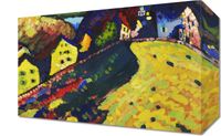 Obraz 30x20cm Houses at Murnau, Wassily Kandinsky Vintage Salon