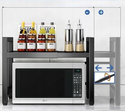 Półka Stojak na mikrofalówkę Regał kuchenny regulowany na na Arena.pl