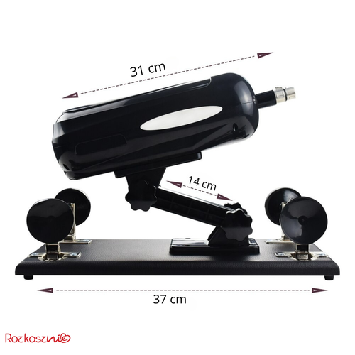 Sex maszyna wibrator dildo zestaw do seksu wymienne końcówki masturbacja na Arena.pl