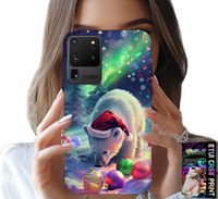 ETUI DO SAMSUNG GALAXY S20 Ultra - ŚWIĄTECZNY NIEDŹWIEDŹ BOMBKI CASE +FOLIA