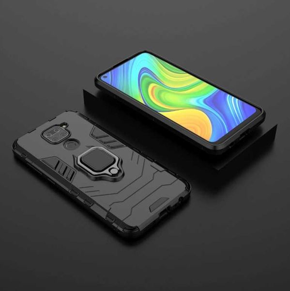 Spacecase X-Ring Redmi Note 9 Czarny zdjęcie 5