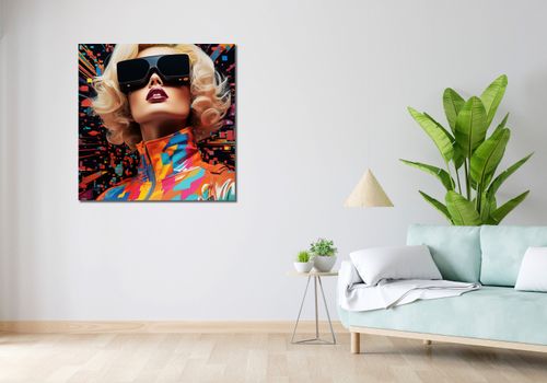 Obraz 90x90cm Retro Futuryzm na Arena.pl