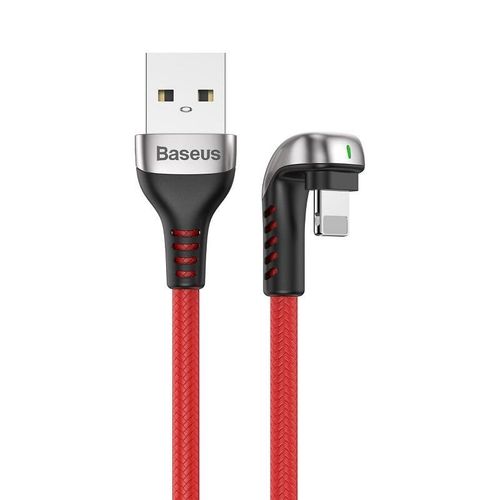 Kabel kątowy Lightning Baseus U-shaped 1m 2.4A (czerwony) na Arena.pl