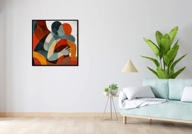 Plakat 80x80cm Objęcia zdjęcie 4