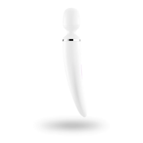 Wibrator - Satisfyer Wand-er Woman (White/Chrome) na Arena.pl