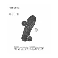 r. 43 - wkładki do butów ocieplające thick felt coccine
