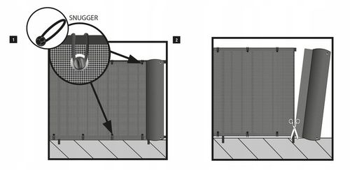 Osłona Balkonowa Tarasowa na Balkon Płot Taras 5m na Arena.pl