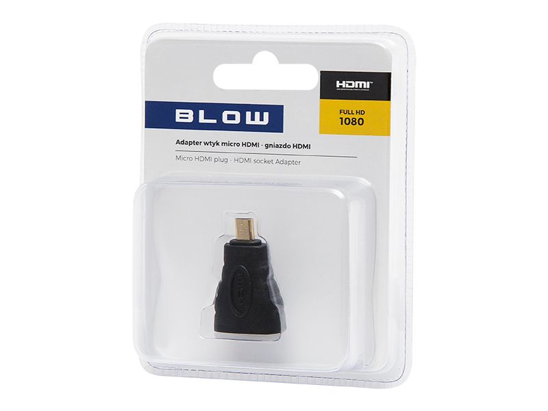 Przejście HDMI wtyk micro - HDMI gniazdo zdjęcie 1