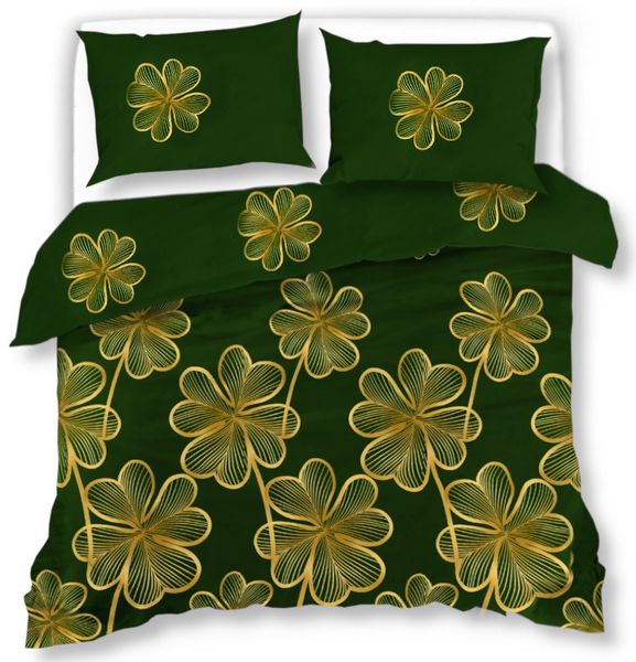 Pościel Satynowa 160X200 Koniczynka 2427 zdjęcie 1