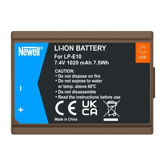Akumulator Newell zamiennik LP-E10 USB-C do Canon zdjęcie 4