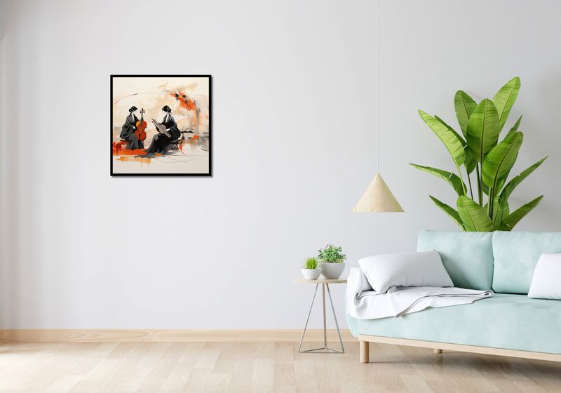 Plakat 60x60cm Harmonia Ciszy zdjęcie 4