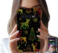 ETUI DO SAMSUNG GALAXY S10 PLUS - RENIFER, PŁATEK ŚNIEGU, CHOINKA + FOLIA