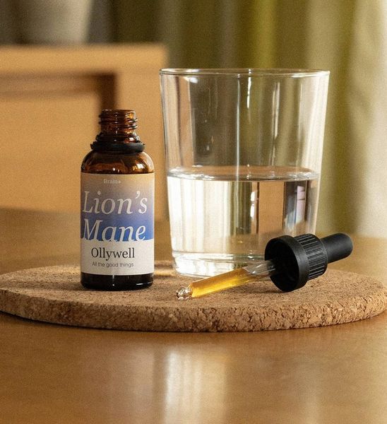 Polska Ashwagandha i Lion's Mane Ollywell Krople Silny ekstrakt Adaptogen zdjęcie 5