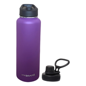 Butelka na Wodę Bidon Termiczny Stal Nierdzewna Fioletowy 1.2 L