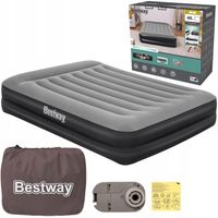 Dmuchany Dwuosobowy Łóżko do Spania z Pompką automatyczną Bestway 203x152cm