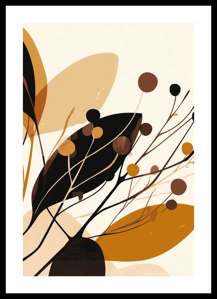 Plakat 67,5x100cm Jesienne Sylwety zdjęcie 3