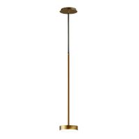 LAMPA wisząca CGSPOTLED1 COPEL okrągła OPRAWA metalowa LED 12W 3000K zwis dysk antyczny mosiądz