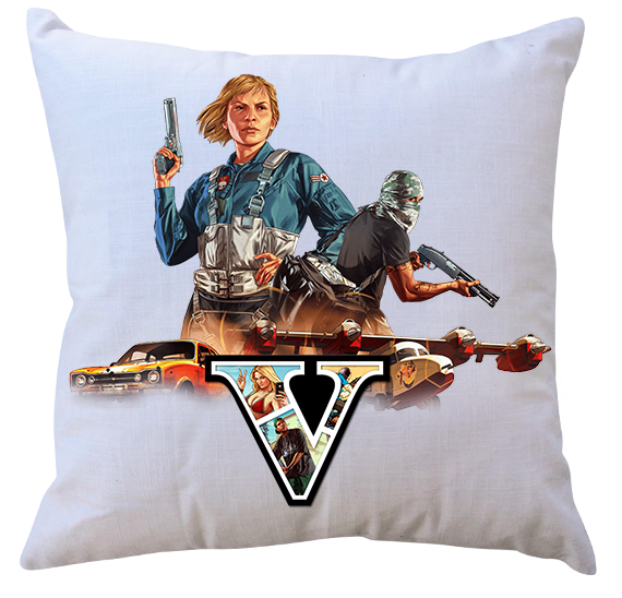 Poduszka z wkładem GTA Grand Thief Auto zdjęcie 1