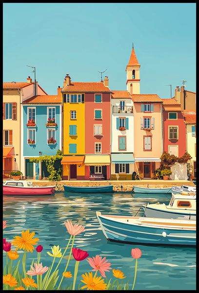 Plakat 68x101cm Wielobarwne Nadbrzeże zdjęcie 2