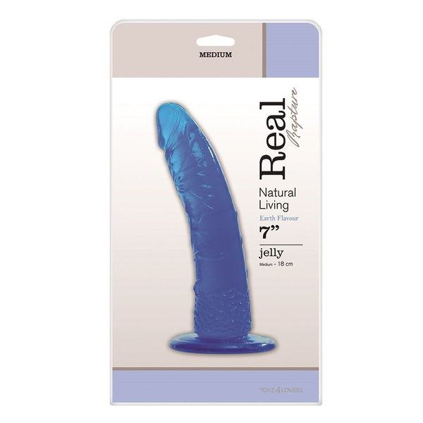 Realistyczny Fantom Penisa Dildo Real Rapture 7" zdjęcie 2