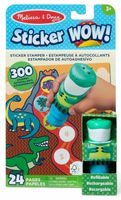 Naklejki dla dzieci Książeczka ze stempelkiem Dinozaury Sticker WOW Melissa
