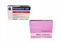 Mocny Preparat Testosterol + Meta Masa Siła libido Testosteron sterole