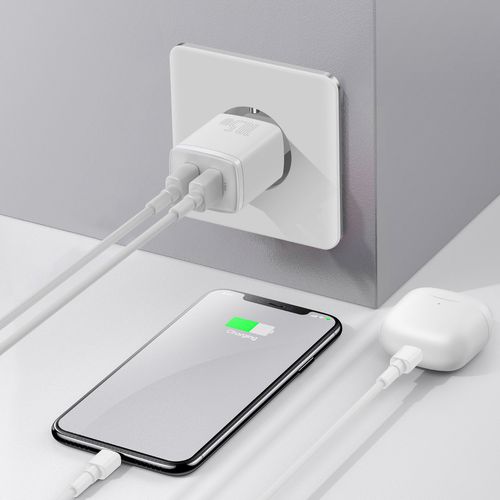 mała ładowarka sieciowa compact 2x usb 10.5w biały na Arena.pl