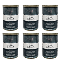 6x 410g  jagnięcina 75% mięsa z gryką twarogiem dla psa karma mokra dla psa