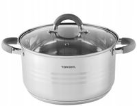 GARNEK ZE STALI NIERDZEWNEJ 16 CM GAZ 1,6 L INDUKCJA GARNEK TRADYCYJNY