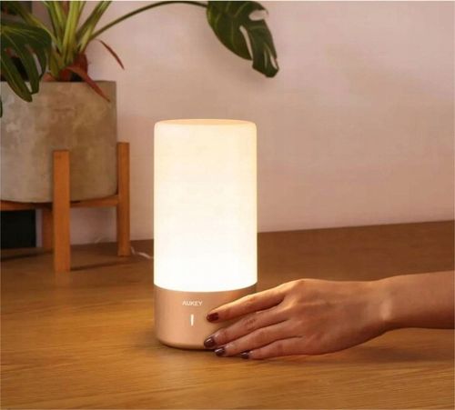 AUKEY LT-T6 Rose Gold LAMPKA NOCNA STOŁOWA RGB LED DOTYKOWA na Arena.pl