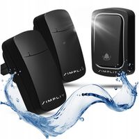 DZWONEK BEZPRZEWODOWY DO DRZWI BEZBATERYJNY WODOODPORNY QX-100 2x